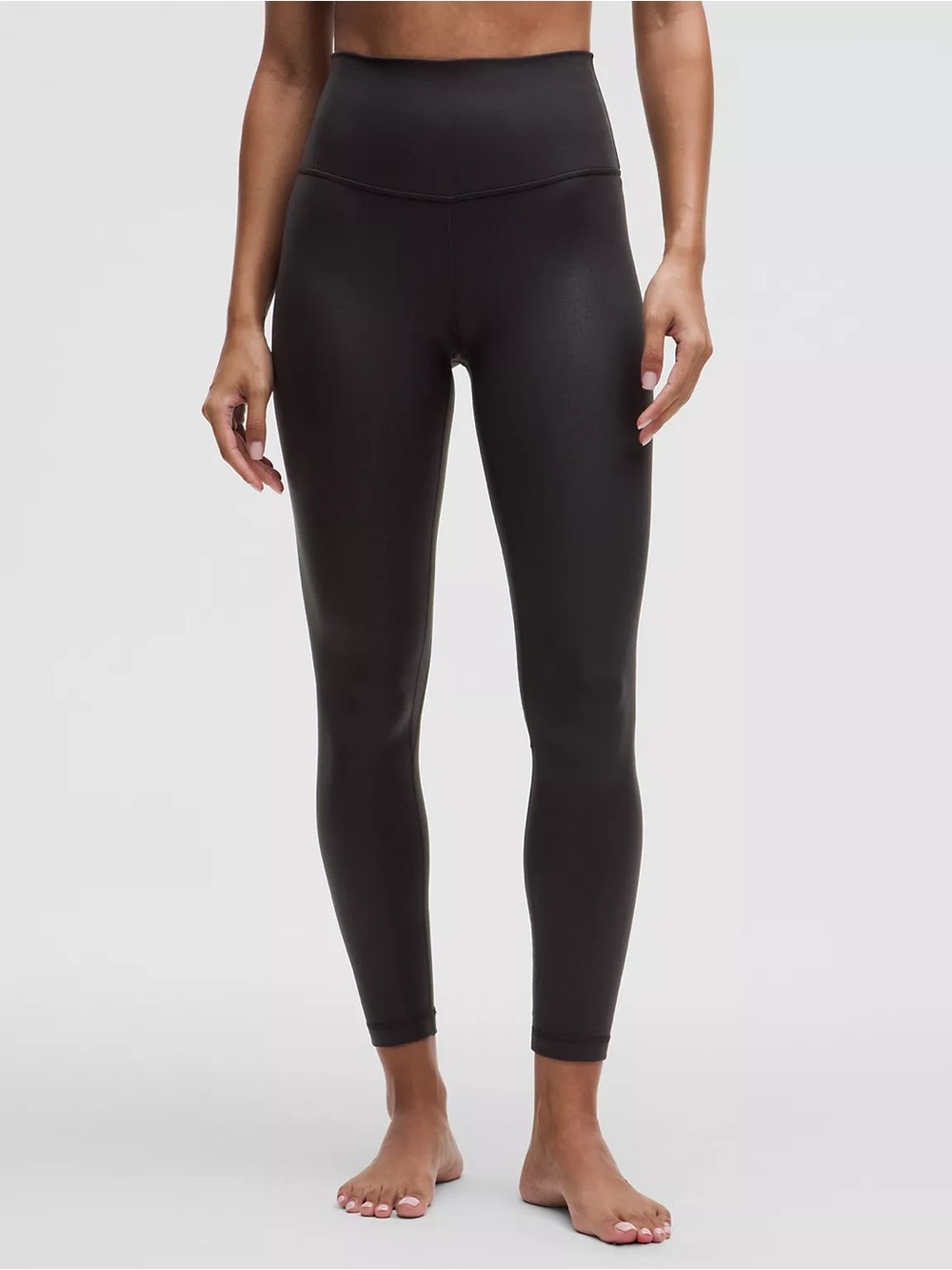 Lululemon Black Luxe Shine Leggings Size 6